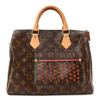 Monogram Perforated Speedy 30 Orange