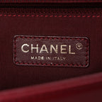 Lambskin Quilted New Medium Boy Flap Red