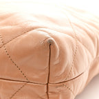 Shiny Calfskin Quilted Small Chanel 22 Beige