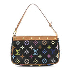 Monogram Multicolor Pochette Accessories Black