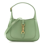 Boarded Dyana Lux Calfskin Mini Jackie 1961 Hobo Green Soil Grass