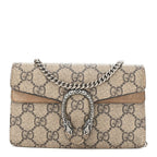 GG Supreme Monogram Super Mini Dionysus Shoulder Bag Taupe