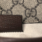 GG Supreme Monogram Neo Vintage Web Belt Bag Brown