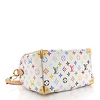 LV X TM Monogram Multicolor Speedy Bandouliere 25 White