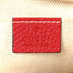 Pebbled Calfskin Small Soho Disco Bag Vibrant Red