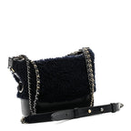 Shearling Small Gabrielle Hobo Navy