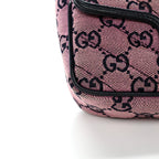 Monogram Multicolor Matelasse Diagonal Super Mini GG Marmont Shoulder Bag Pink Blue