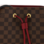 Damier Ebene Neonoe MM Cherry Berry