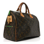 Monogram Perforated Speedy 30 Green