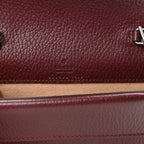 Dollar Calfskin Crystal Super Mini Dionysus Shoulder Bag Vintage Bordeaux Black Diamond
