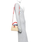 LV X TM Rattan Denim Calfskin Cerises Capucines Mini