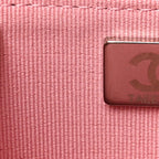 Lambskin Quilted Crystal Star Wallet On Chain WOC Pink