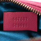 Velvet Matelasse Small GG Marmont Chain Shoulder Bag Light Raspberry Rose