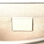 Calfskin Bamboo Web Medium Dionysus Top Handle Bag White Blue Hibiscus Red
