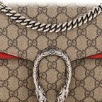 GG Supreme Monogram Small Dionysus Shoulder Bag Red
