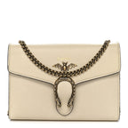 Calfskin Garden Dionysus Chain Wallet Off White